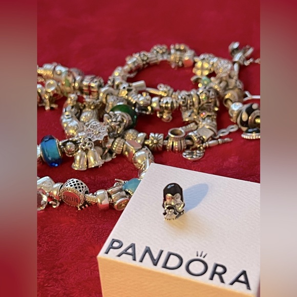 Authentic Pandora penguin family charm S925 ale - Picture 2 of 6